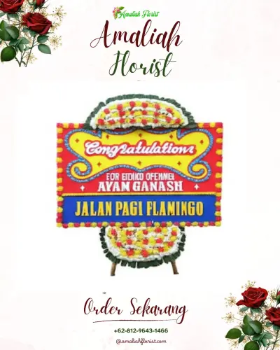 Bunga Papan Congratulation di Pabuaran Mekar